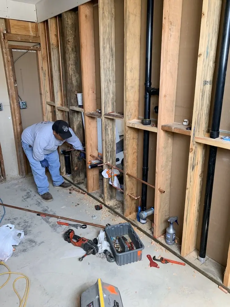 Commercial rough-in plumbing for Gas Line Repair in Oak Forest